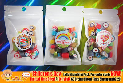 ready made candy in mini packets